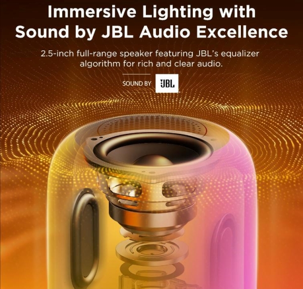 Govee Table Lamp 2 RGBW Akumulátorová lampa s reproduktorem - zvuk od JBL
