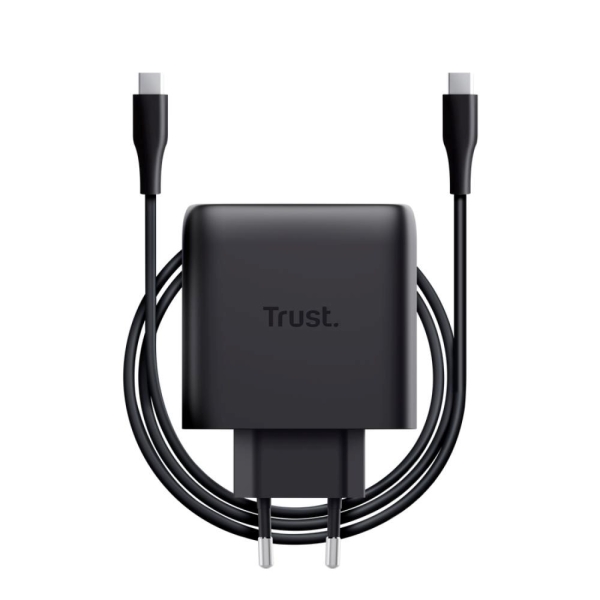 TRUST GaN Nabíječka MAXO 65W 2-Port, USB-C, bílá