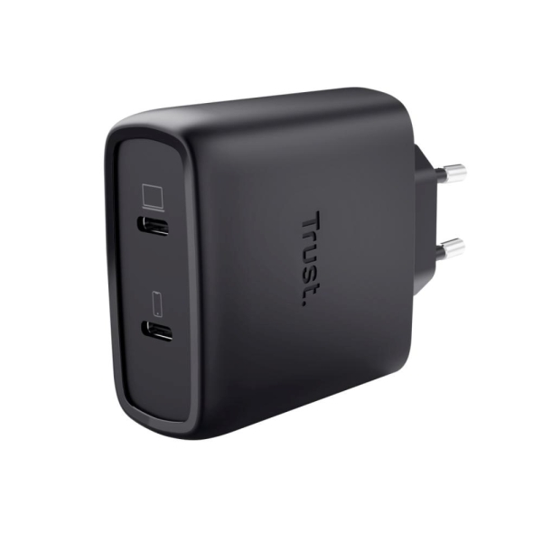TRUST GaN Nabíječka MAXO 65W 2-Port, USB-C, bílá