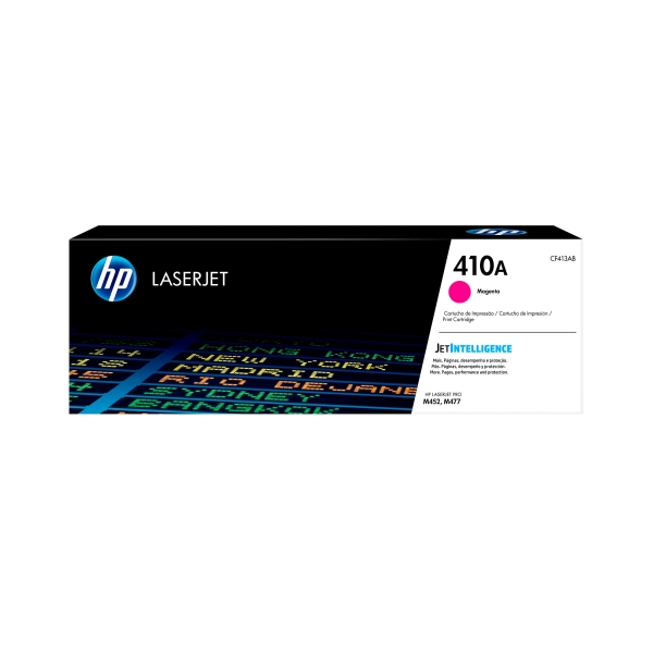 BAZAR - HP 410A Magenta LJ Toner Cart, CF413A (2,300 pages) - Poškozený obal (Komplet)