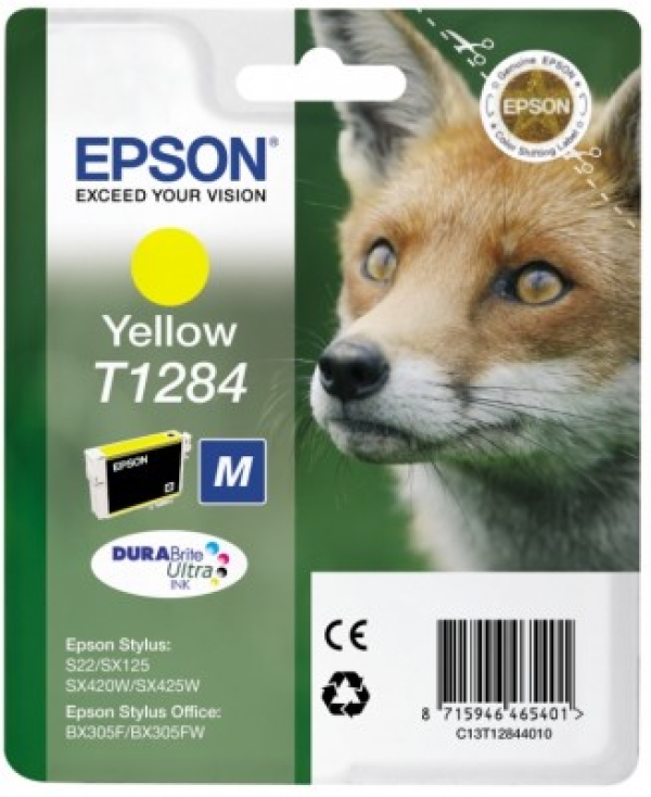 Náplň Epson C13T12844011 (M) žlutá blistr