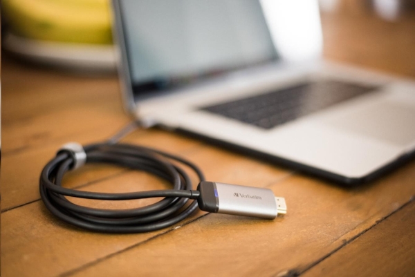 VERBATIM 49144 USB-C™ to HDMI 4K Adapter with 1.5m cable HUB