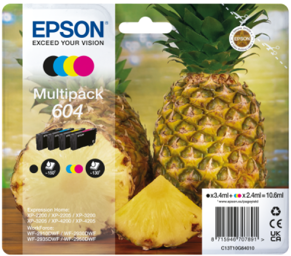 Náplň Epson C13T10G64010 CMYK sada