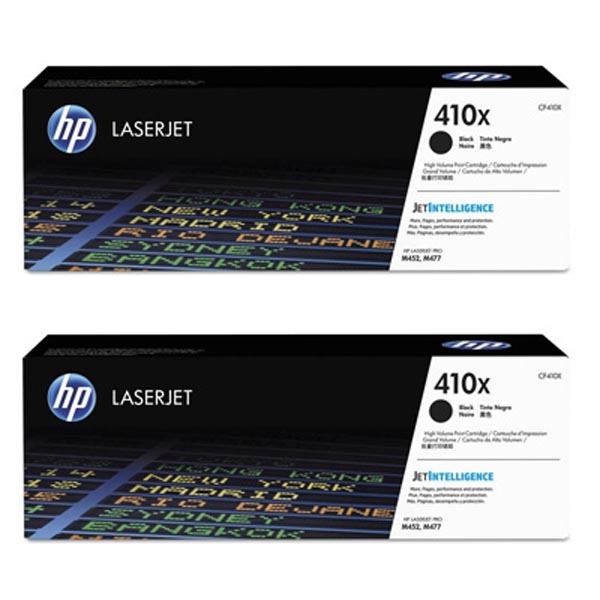 HP 410X (CF410XD), dvojbalení černých originálních tonerů do tiskárny HP
