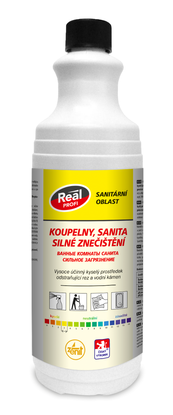 REAL PROFI Koupelny silné znečištění 1 l