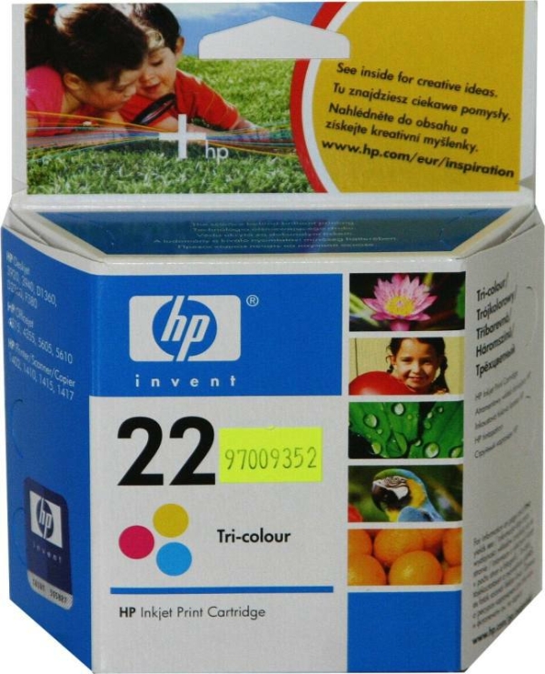 Náplň HP No.22, C9352AE barevná (5 ml)