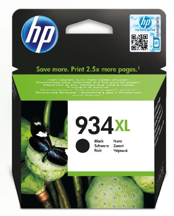 Náplň HP No.934XL, C2P23AE černá (1 000 stran)