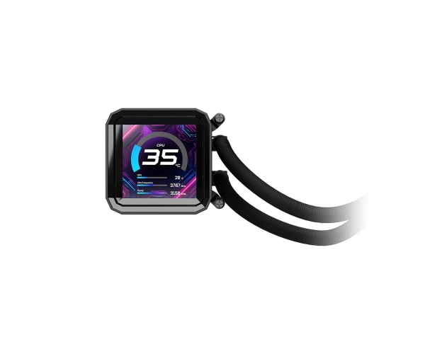 ASROCK PHANTOM GAMING 360 LCD komplet vodního chlazení CPU intel/AMD, LCD, ARGB (PG360 LCD BLACK)