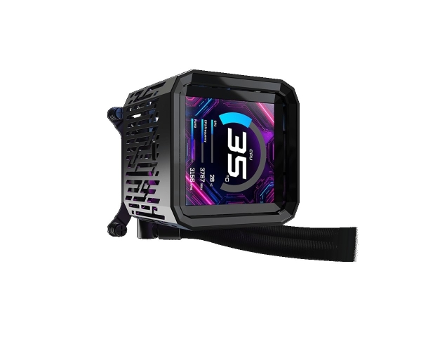 ASROCK PHANTOM GAMING 360 LCD komplet vodního chlazení CPU intel/AMD, LCD, ARGB (PG360 LCD BLACK)