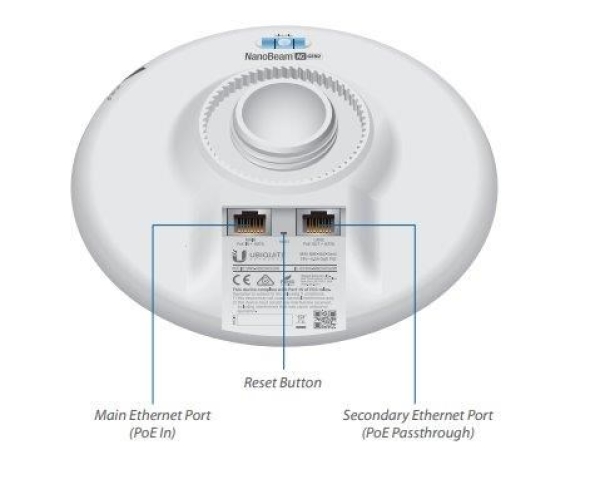 UBNT airMAX NanoBeam AC 2x19dBi Gen2 [AP/Client, 5GHz, 2x19dBi, 10/100/1000 Ethernet, airMAX ac]