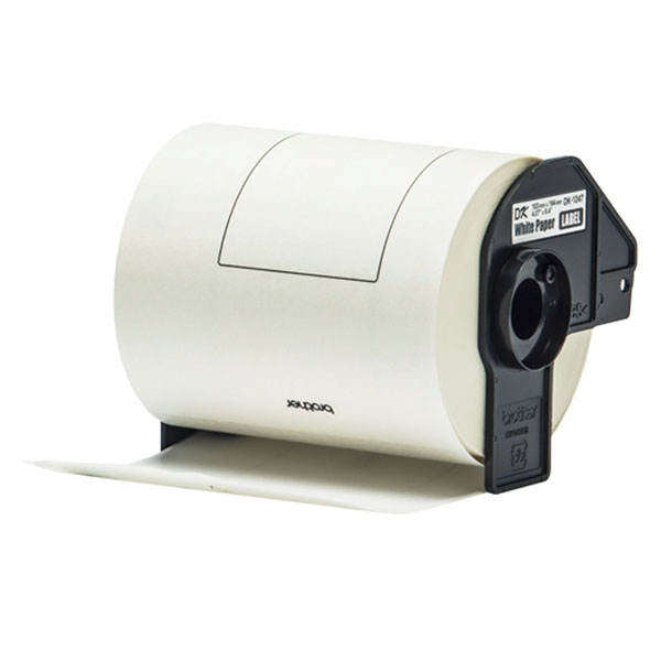 Brother papírové štítky 103mm x 164mm, bílá, 180 ks, DK11247, pro tiskárny řady QL