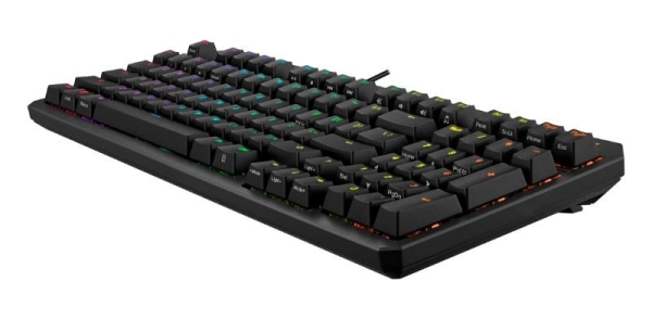 ASUS klávesnice TUF Gaming K3 GEN II, mechanická, CZ/SK, šedá