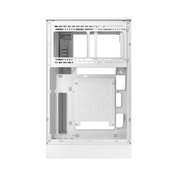 DEEPCOOL Case CH270 PLUS, mATX, Průhledná bočnice, bílá