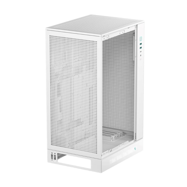 DEEPCOOL Case CH270 PLUS, mATX, Průhledná bočnice, bílá