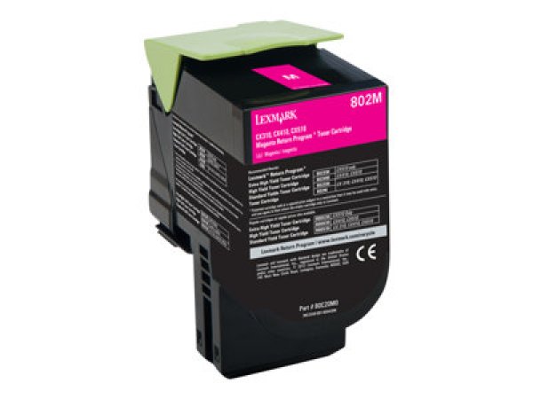 Lexmark Toner 80C20M0 magenta return (80C20M0)
