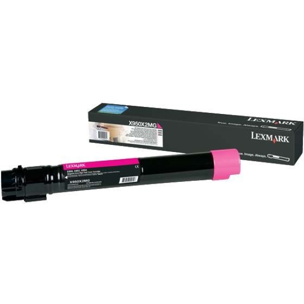 Toner Lexmark X950X2MG purpurový