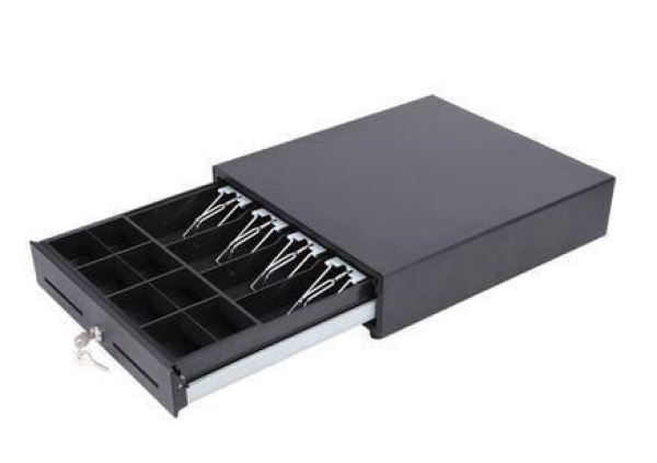 Capture High quality cash drawers - 410mm Black, vč. kabelu RJ12