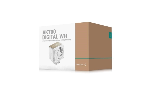 DEEPCOOL CPU Chladič AK700 G2 DIGITAL WH, 1x120, LGA 1851, AM5, bílá