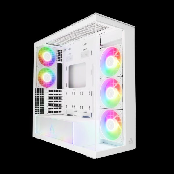 ARCTIC case Xtender Tower, transparent window, white