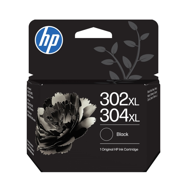 HP originální ink B7RT9AE, HP 302XL/304XL, black, 430str.