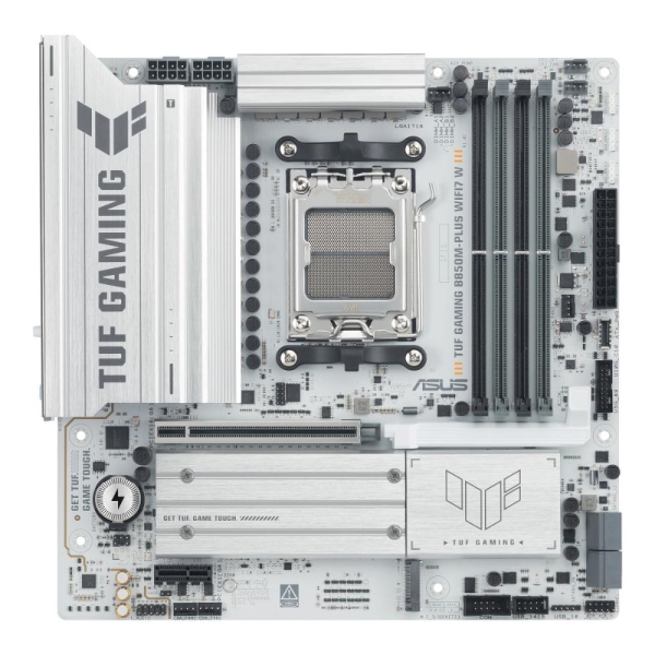 ASUS MB Sc AM5 TUF GAMING B850M-PLUS WIFI7 W, AMD B850, 4x DDR5, 1xDP1, 1xHDMI, WIFI, mATX
