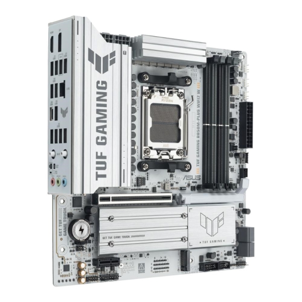 ASUS MB Sc AM5 TUF GAMING B850M-PLUS WIFI7 W, AMD B850, 4x DDR5, 1xDP1, 1xHDMI, WIFI, mATX