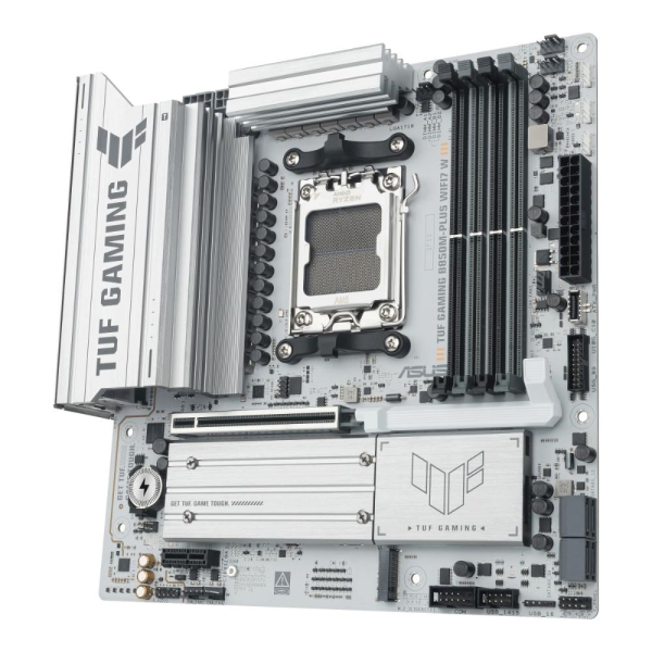 ASUS MB Sc AM5 TUF GAMING B850M-PLUS WIFI7 W, AMD B850, 4x DDR5, 1xDP1, 1xHDMI, WIFI, mATX