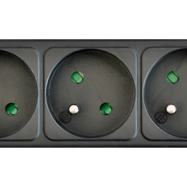 Akyga Prodlužovací kabel s 5 zásuvkami 1.8m CEE7/5 s vypínačem