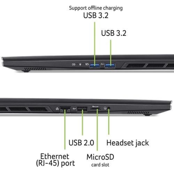 Acer Nitro 16S AI/AN16S-61-R3HE/AI9-365/16''/2560x1600/32GB/1TB/RTX 5070/W11H/Black/2R
