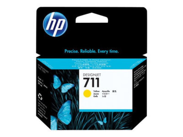 Náplň HP č.711, CZ132A žlutá 