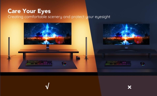 Govee Smart Gaming Light Bars white