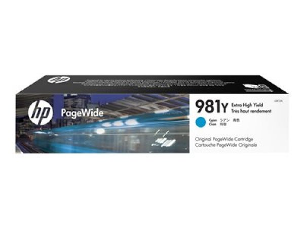 Náplň HP č.981Y, L0R13A azurová 