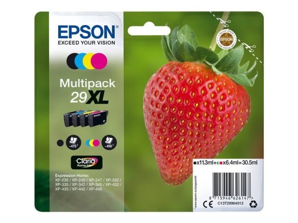 Náplň Epson 29XL, C13T29964012 CMYK multipack blistr 