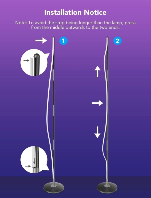 Govee RGBW Floor Lamp Lite stojací lampa MATTER