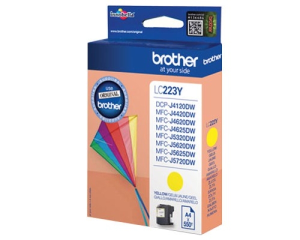 Náplň BROTHER LC 223Y žlutá (600 stran)