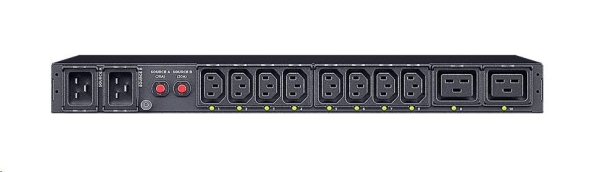 CyberPower Rack ATS Switched PDU, 1U, 16A, (8)C13, (2)C19, IEC C20 (2)