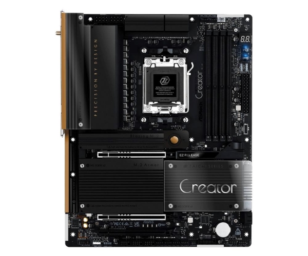 ASRock MB Sc AM5 X870 TAICHI Creator, AMD X870, 4xDDR5, 1xHDMI, 2xUSB4, WI-FI, ATX