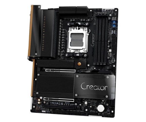 ASRock MB Sc AM5 X870 TAICHI Creator, AMD X870, 4xDDR5, 1xHDMI, 2xUSB4, WI-FI, ATX