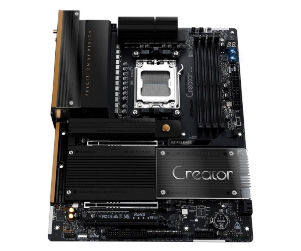ASRock MB Sc AM5 X870 TAICHI Creator, AMD X870, 4xDDR5, 1xHDMI, 2xUSB4, WI-FI, ATX