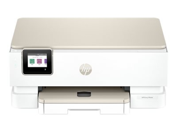 HP ENVY Photo 7230 All-in-One - Multifunkční tiskárna - barva - tryskový - 216 x 297 mm (originální) - A4/Legal (média) - až 13 stran/min. (kopírování) - až 15 stran/min. (tisk) - 125 listy - USB 2.0, Wi-Fi(ac) - OOV bílá s akcenty v barvě světle portobel