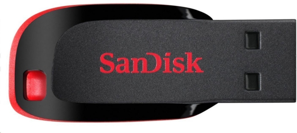 FlashDisk 16GB SanDisk, Cruzer Blade, USB 2.0, černá