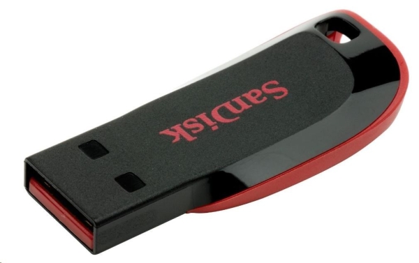 FlashDisk 16GB SanDisk, Cruzer Blade, USB 2.0, černá