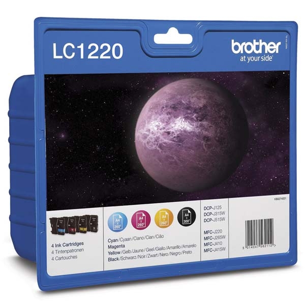 Náplň Brother LC-1220 CMYK sada