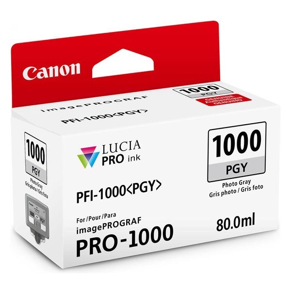 Náplň Canon PFI-1000PGY foto šedá