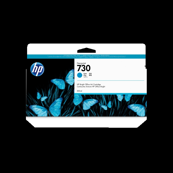 Náplň HP č.730, P2V68A azurová 