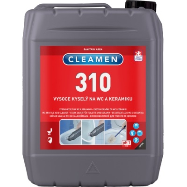 CLEAMEN 310 extra kyselý na WC a keramiku 5 L
