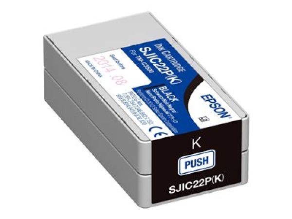 Náplň Epson SJIC22P(K), C33S020601 černá 