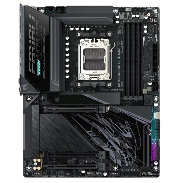 GIGABYTE MB Sc AM5 X870E A ELITE X, AMD X870E, 4xDDR5, 2xUSB-C, 2xHDMI, ATX