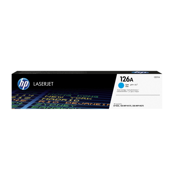 Toner HP č.126A CE311A azurový