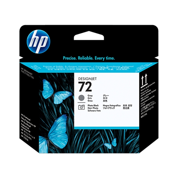 Náplň HP č.72, C9380A foto černá a šedá 